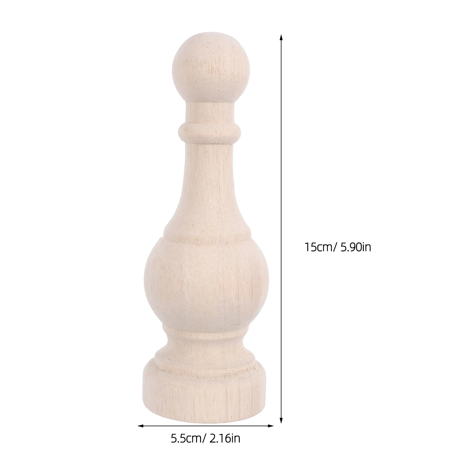 Rustic Solid Wood Carved Column Capital for Greek Roman Style Pillars Entryway Foyer Staircase Interior Exterior Design Accent
