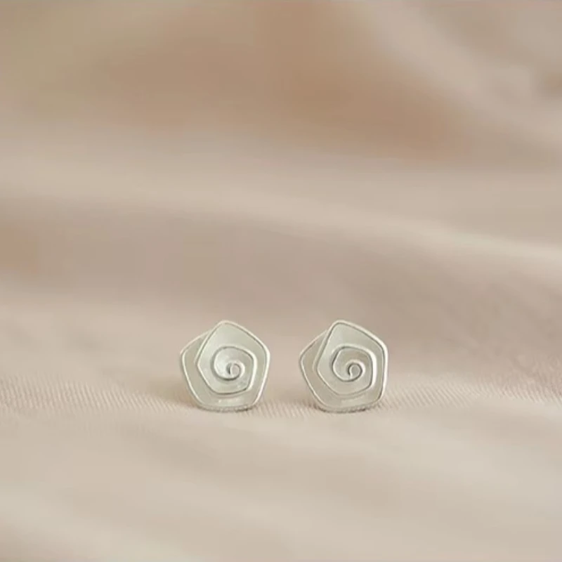 REETI 925 sterling silver rose stadniny kolczyki dla kobiet elegancka biżuteria ślubna pendientes mujer moda 2019 Brincos — zdjęcie 2