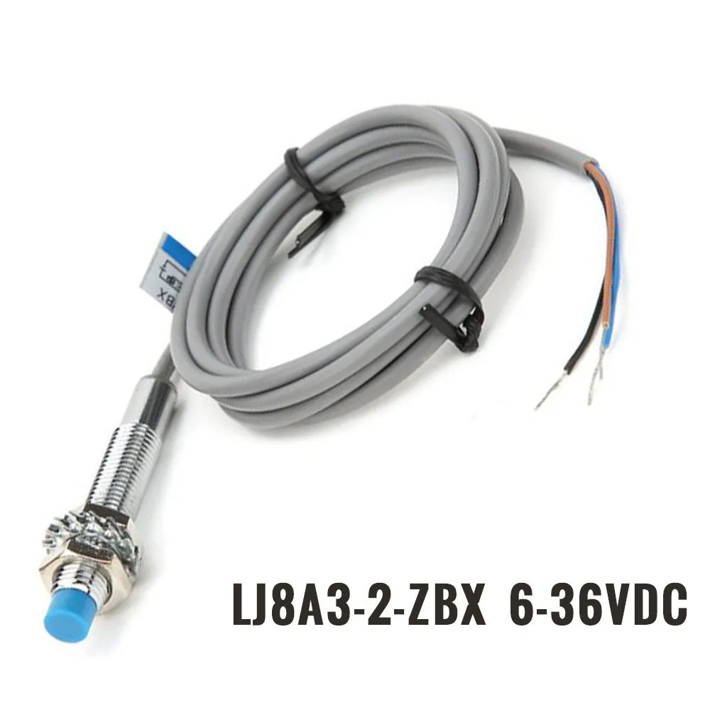 Normally Open Inductive for proximity Switch Sensor M8 NO 1x 500Hz 6-36 Vdc 8mm IP65 LJ8A3-2-Z/BX New Supplies Tool Accessories