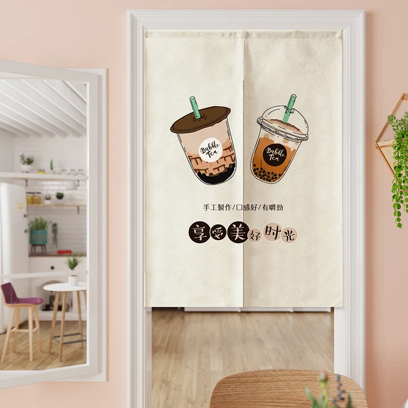 

Дверная занавеска для молока, чая, кофейни, занавеска для кухни, занавеска для напитков, крышка для операционной, занавеска для двери, навесная занавеска