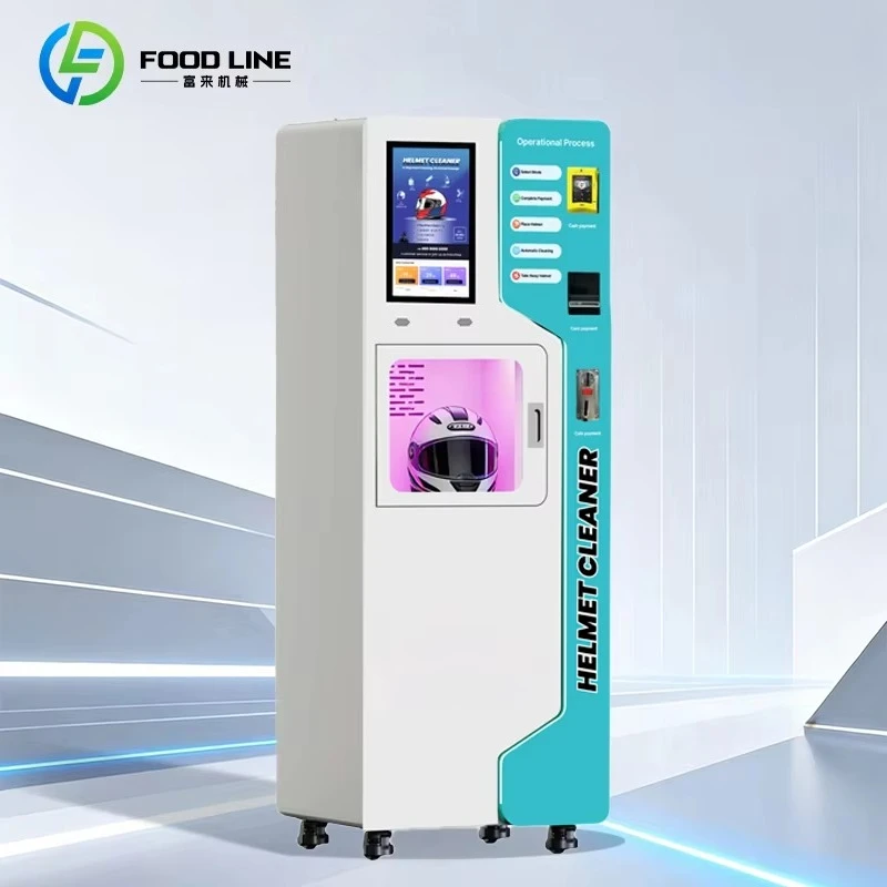 Motorcycle Helmet Cleaning Machine for Cleaning and Disinfecting Customized Payment Methods Self Service Helmet Dry Cleaner