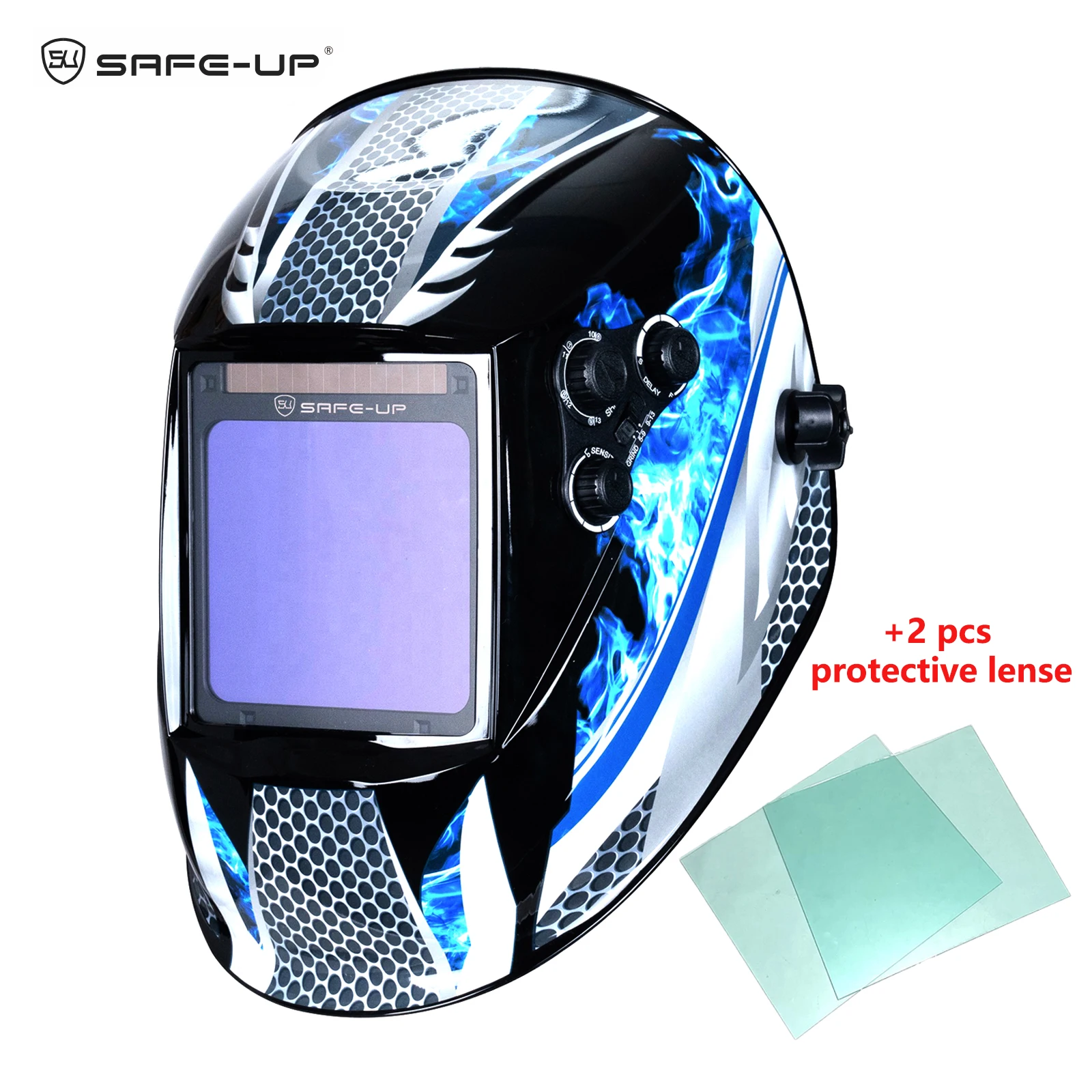 Welding Mask True Color 1/1/1/1 Welding Helmet DIN4/5-9/9-13 for TIG MIG Welder Machine Grinding 4 Arc Sensors Auto Darkening