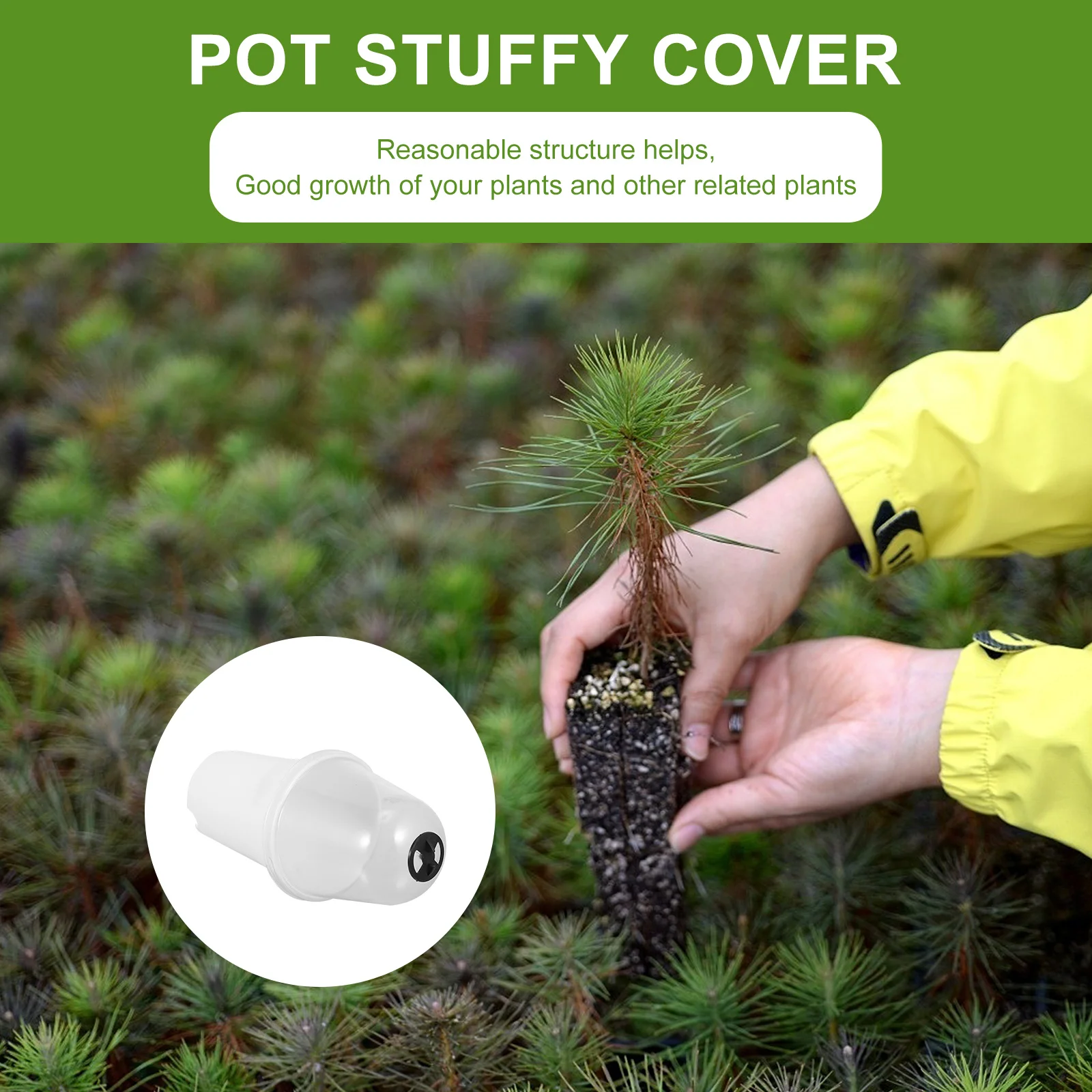 

2pcs Plastic Round Flower Pots 6.7 Inch Durable Garden Planting Containers For Succulents Indoor Outdoor Stuffy Planter With