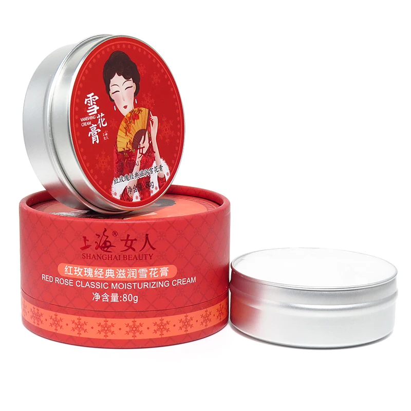 Shanghai Beauty Red Rose Classic Moisturizing Cream Deeply moisturizes Soothes Nourishes and repairs skin Brighten Skin Tone