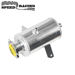 Universal 1.5L Aluminum Alloy Oil Catch Tank Can & Water Tank Oil Water Catch Tank Resevoir Fuel Tank With Cap