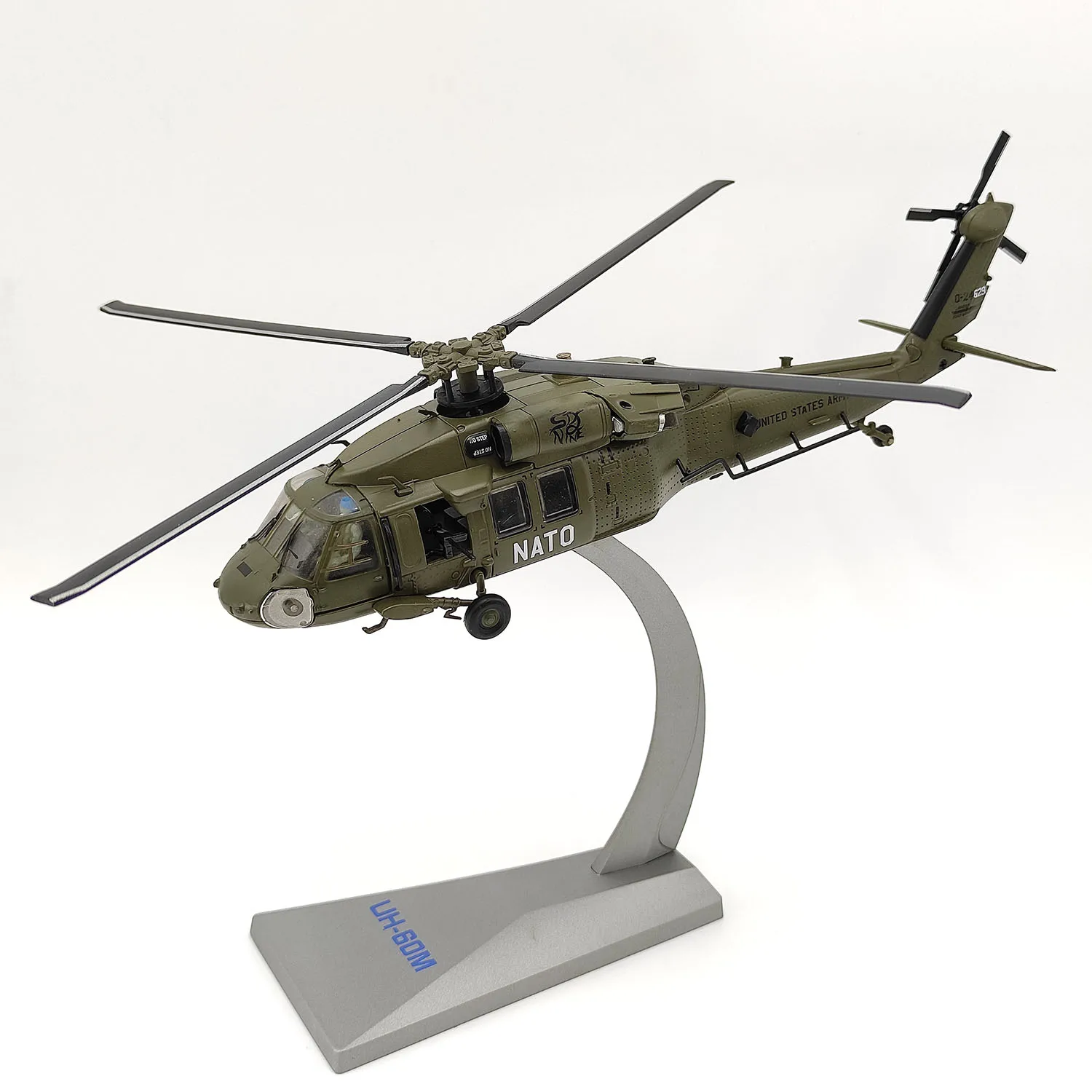

Diecast AF1 1/72 Scale UH-60M Navy HSC-2 Black Hawk Alloy Aircraft Model Collectible Toy Gift Souvenir Display