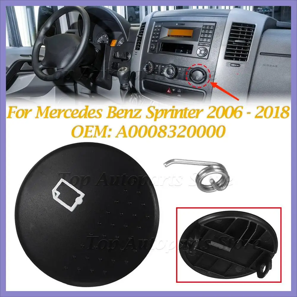 WDB906 A0008320000 Instrument Switch Button Key Dash Board Paper Clip With Spring For Mercedes-Benz Sprinter 2006-2018