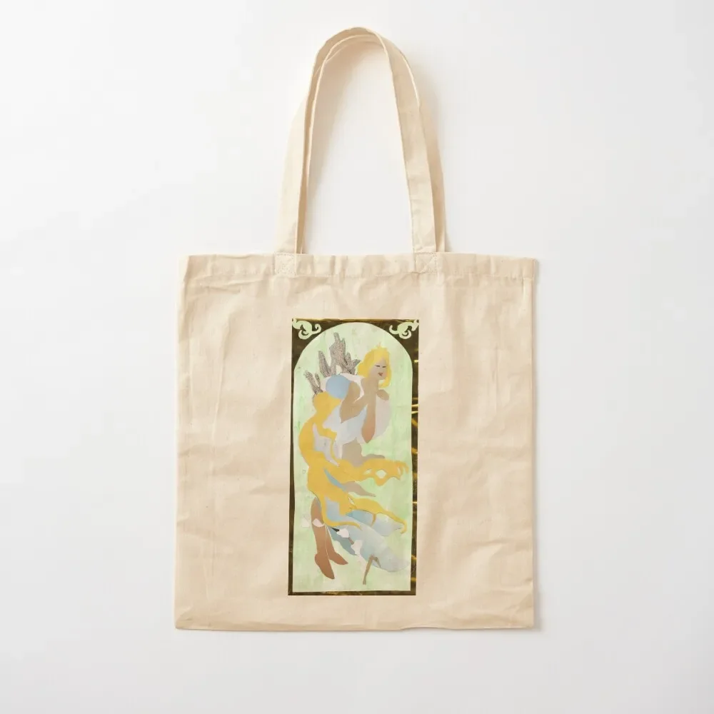 

Spring Collage Alphonse Mucha Tote Bag Shopper bag canvas university