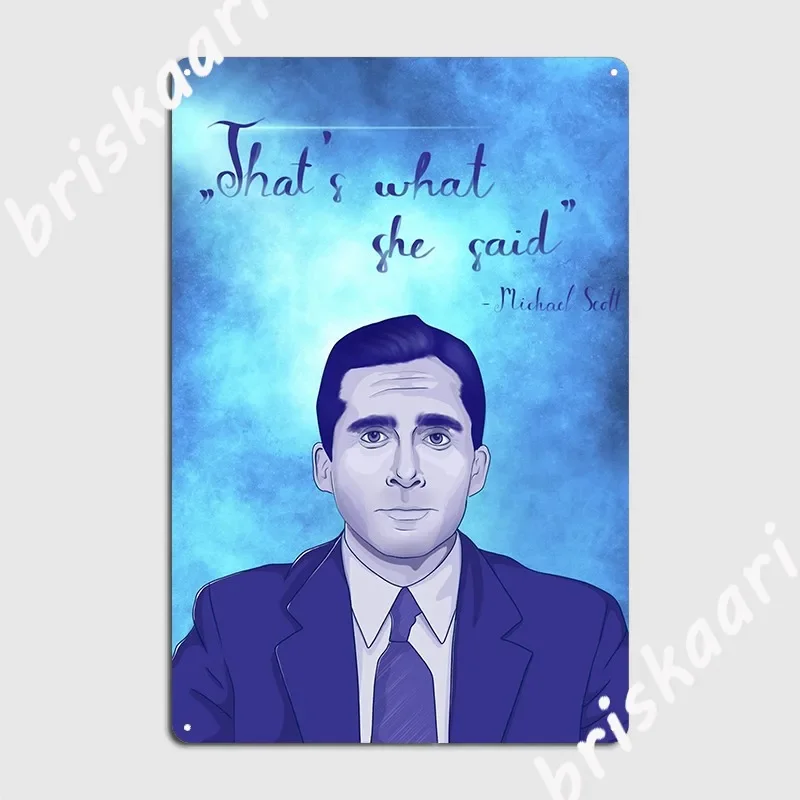 That‘S What She Said Metal Sign Plates Club Bar Pub Designing Tin Sign Poster