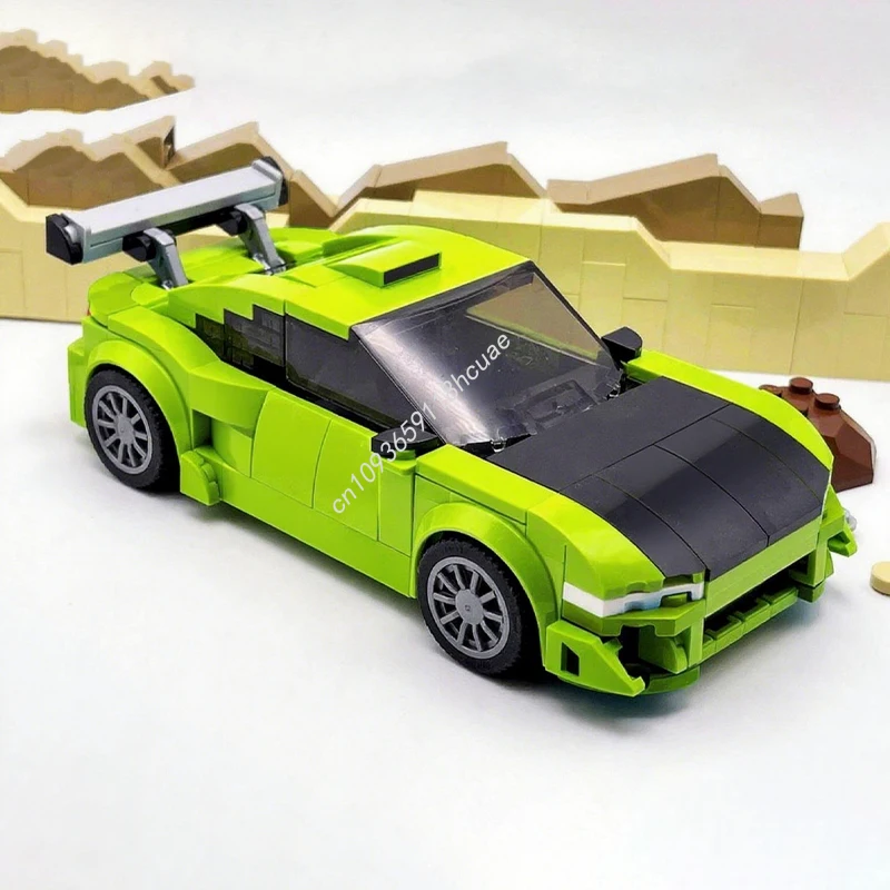 257 stücke MOC Brians Mitsy Eclipse City Champions supercar Modell Bausteine DIY Bildung Montieren Kinder spielzeug Weihnachten geschenke
