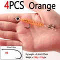 4pcs Orange