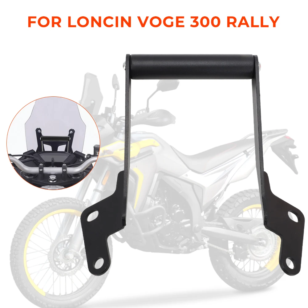 Voge 300 dudukan ponsel aksesori sepeda motor dudukan pelat navigasi GPS untuk LONCIN Voge 300 Rally 300