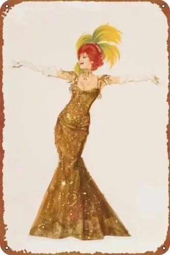 Hello, Dolly! Metal Tin Sign Vintage Wall Art Kitchen Movie Poster Decor