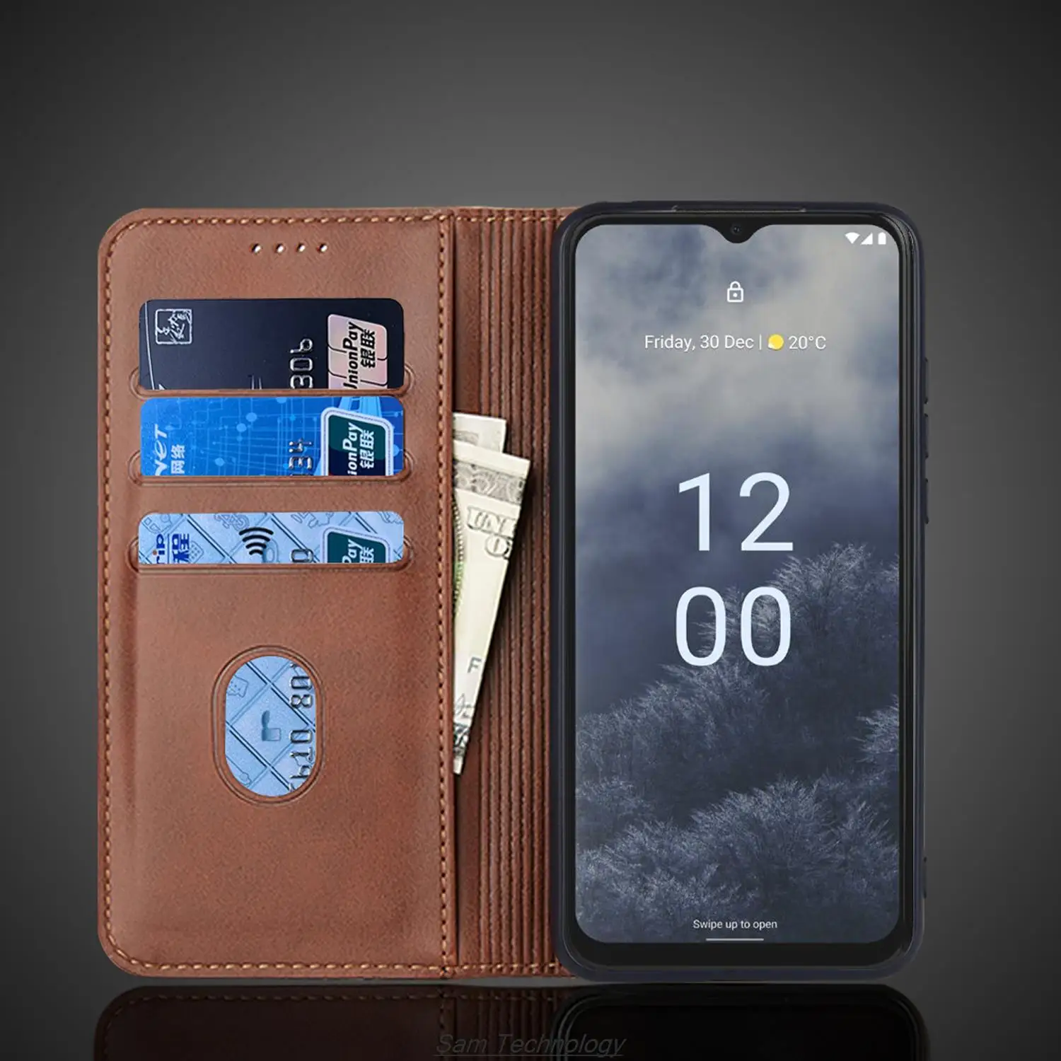 Magnetic attraction Leather Case for Nokia G60 / Nokia G 60 5G Holster Flip Cover Case Wallet Phone Bags Capa Fundas Coque