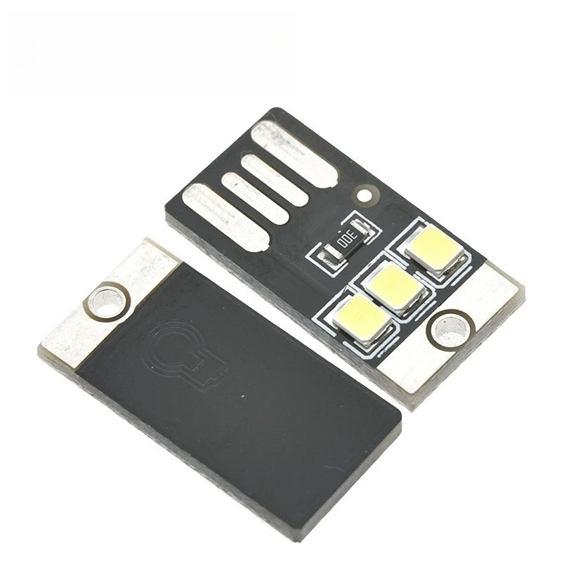 10PCS Mini Ultra Thin USB LED Light Portable Camping Lamp Baby Bedroom Night Light Flexible USB Power Small Fill Light