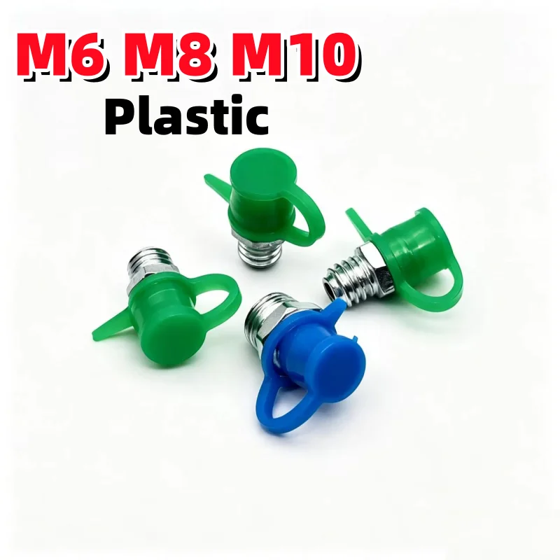 M6 M8 M10 Plastic Grease Fitting Cap / Grease Fitting Dust Cap Dust Cover/ Protection Cover Cap For Grease Gun Zerk Fittings