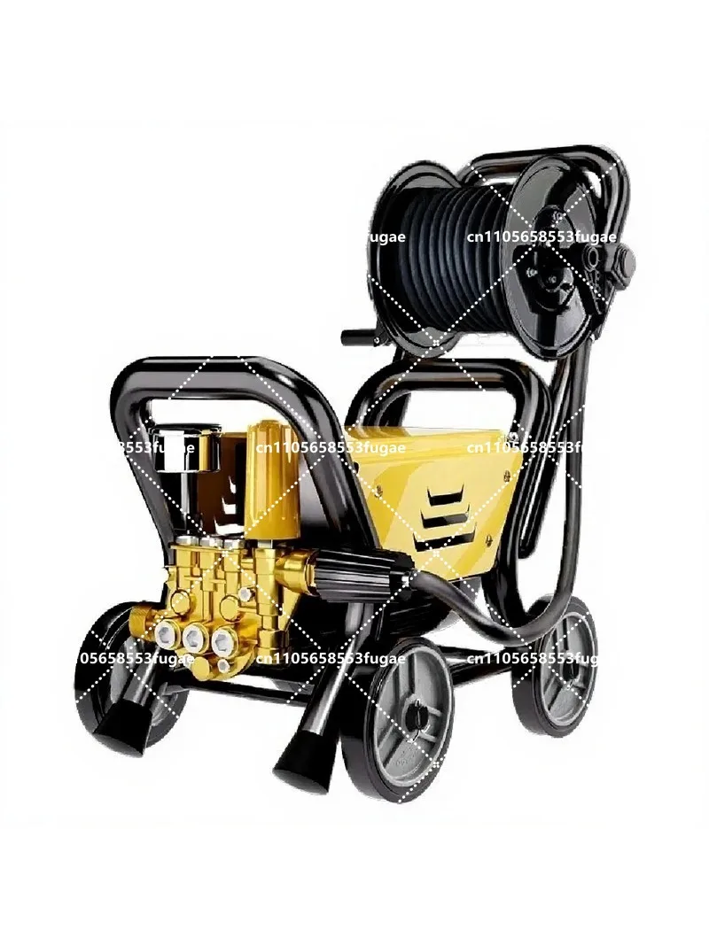 Portable High Pressure Car Washer 220V Powerful Cleaning Machine with Foam Sprayer for Auto Detailing