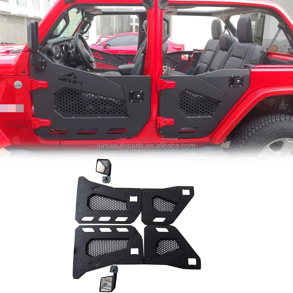 4x4 Car Accessories Car 2/4 Door Half Door For Jeep Wrangler JL 2018+ Gladiator JT