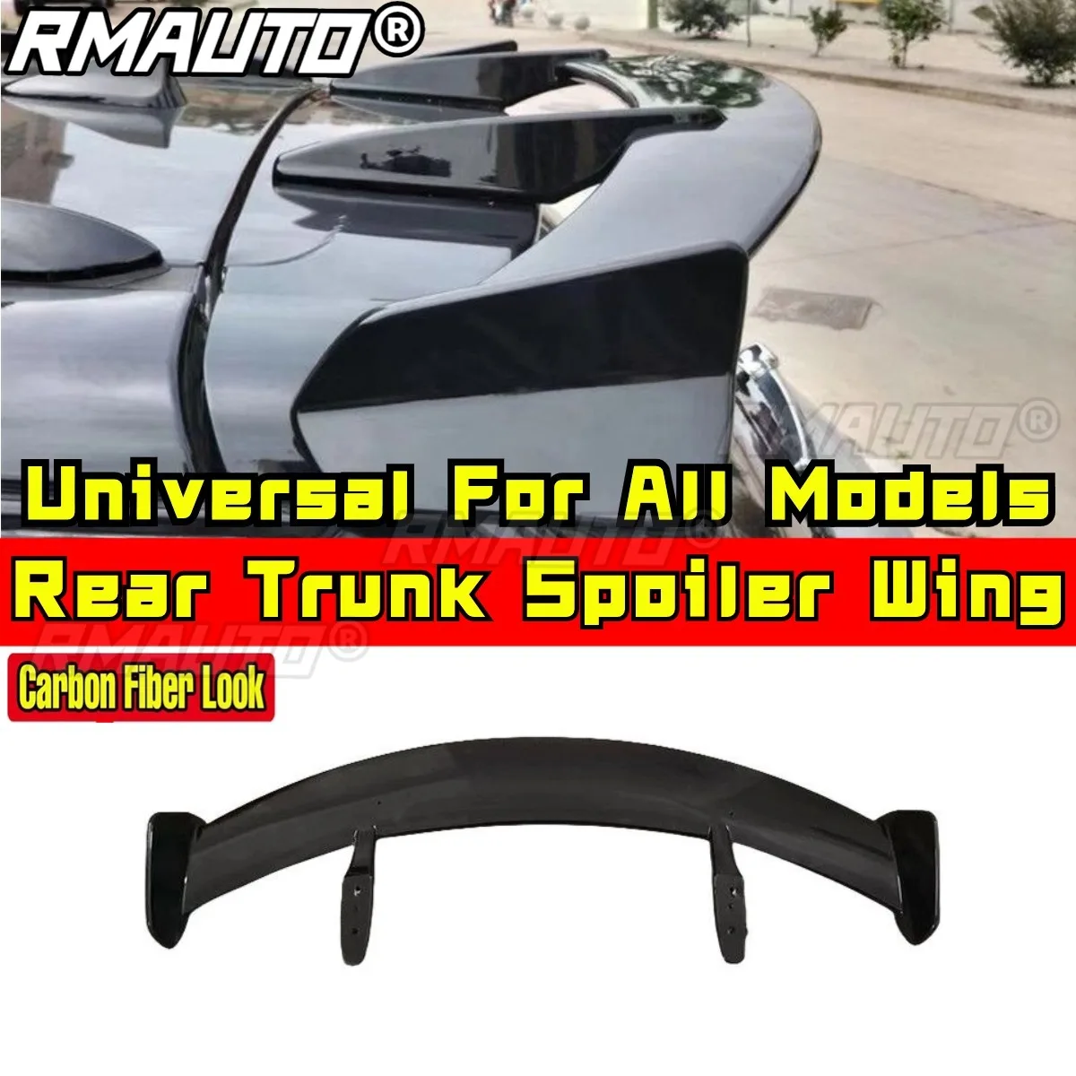 Universal Rear Trunk Spoiler Car Tail Wing Rear Wing Spoiler SUV Hatchback Car Refitting Tool Body Kit Car Accessories