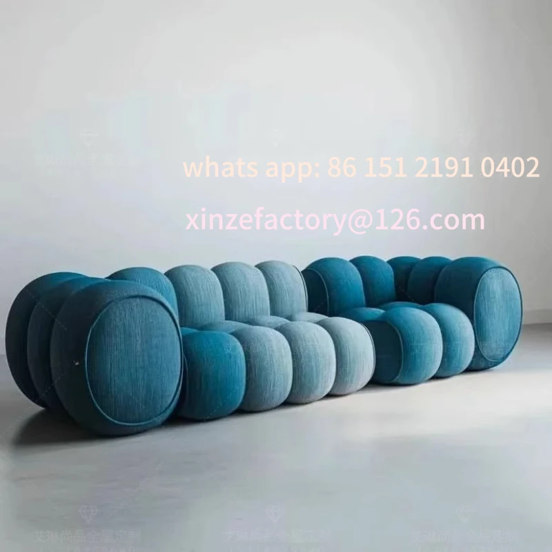 

Customizable Room Sofas White Puff Floor Designer 2025 Accent Bubble Couch Salon Luxury Hotel Sofa Wohnzimmer Furn