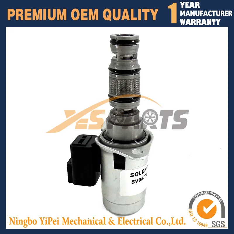 24V SV98-T4004S-V New Stop Solenoid Valve For JCB SV98-T4004S for Komatsu for Caterpillar CAT for New Holland for John Deere