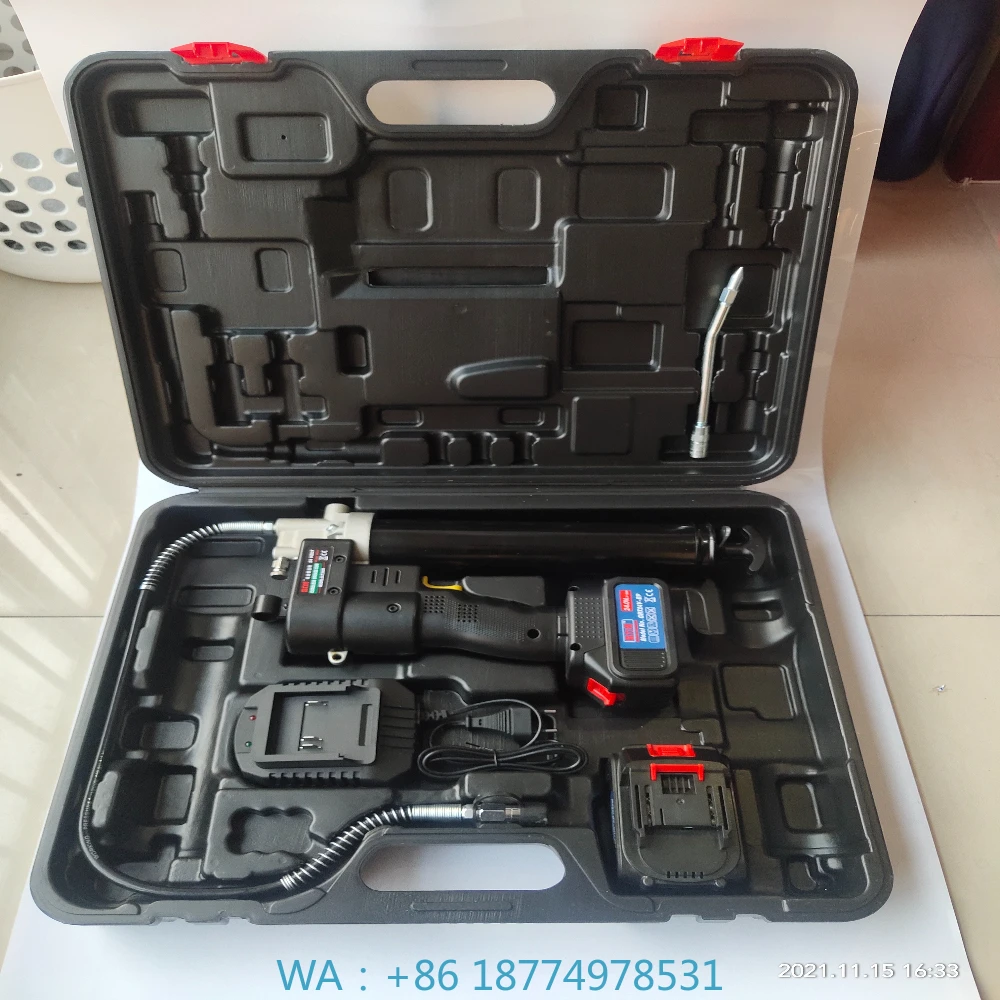 

10000PSI High Pressure Cordless Electric Grease un Automatic Battery Powered Lubrication Tool for Engineering Machinery