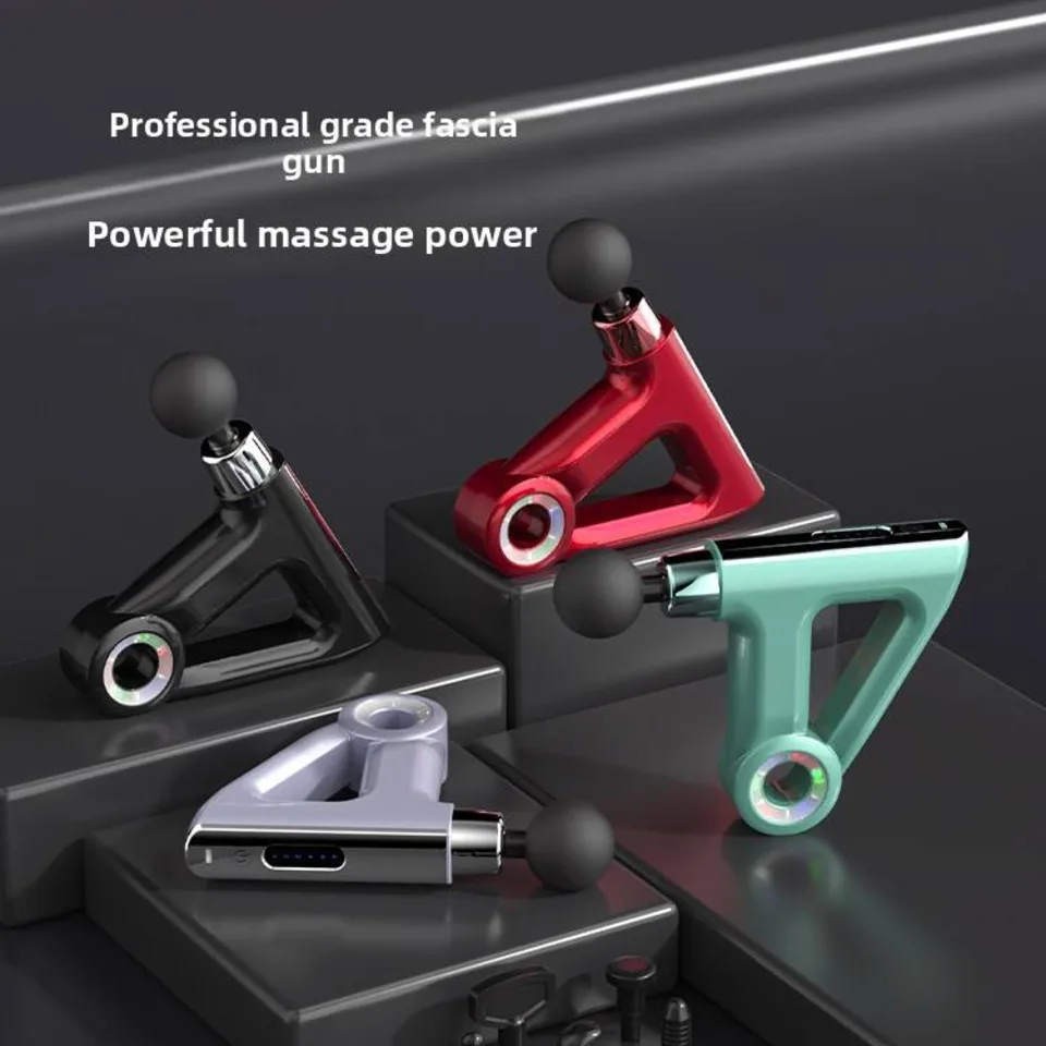 Portable Professional Fascia Gun Electric Body Percussion Muscle Massager With MP3 Flash Player For Sports & Entertainment view 5