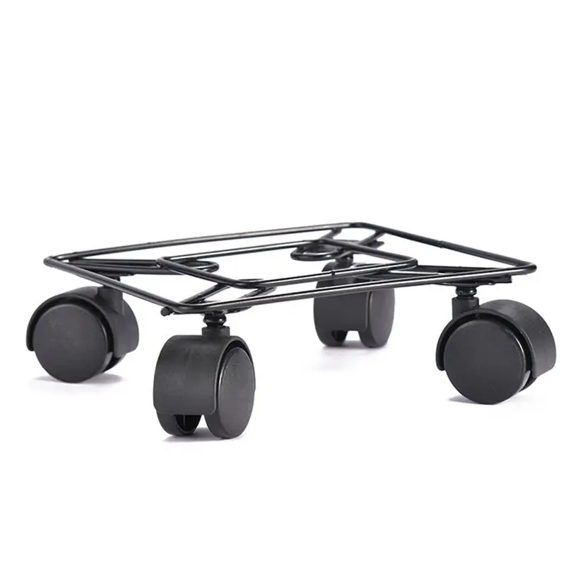 J1UL1N Potted Rolling Plant Stand Holder With Casters Accessory Plant Tray Roller Versatile Pallet Trolley Rollers Trolley