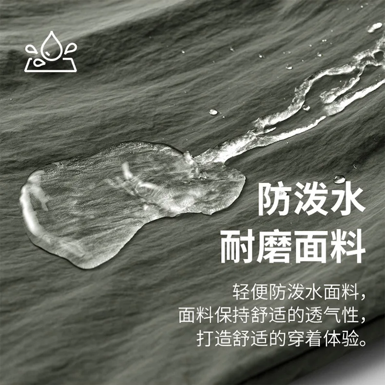 

2025 New Jacket Jacket Men's Casual Trend Nylon Stand-up Collar Business Jacket Men's Jacket