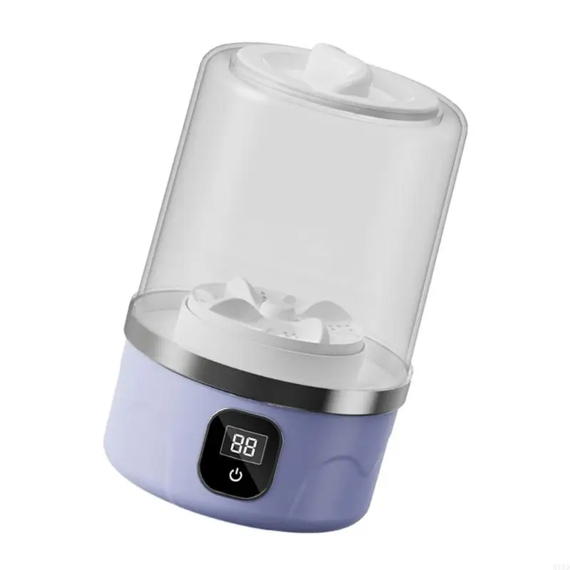 918D Wireless Washing Machine Portable Rechargeable Mini Washing Machine for Underwear Washer Cordless Small Laundry Machine