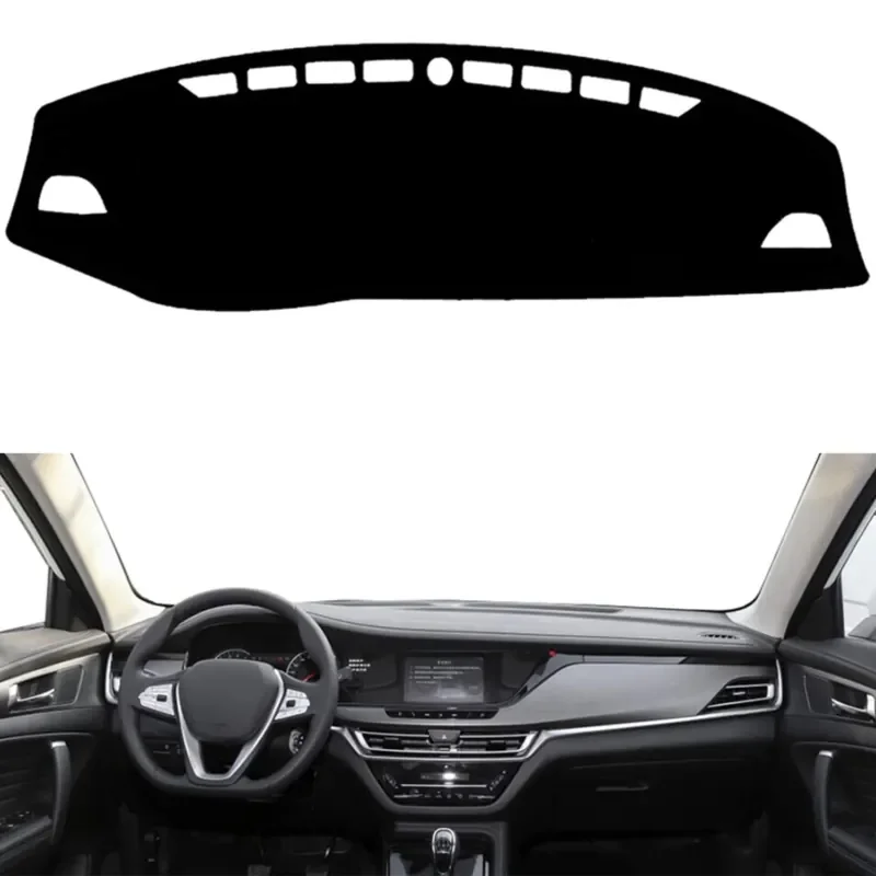 For Changan CS35 Plus 2018-2021 Dashboard Dark Mat Center Console Trim Heat Insulation Sun Shade