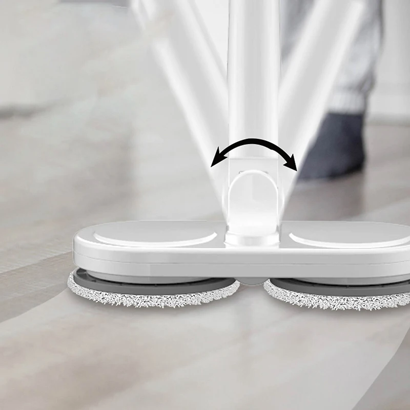 Mocio per pavimenti robot senza fili - Macchina per la pulizia elettrica intelligente (spuntamento automatico, autonomia di 120 minuti, per pavimenti duri/casole)