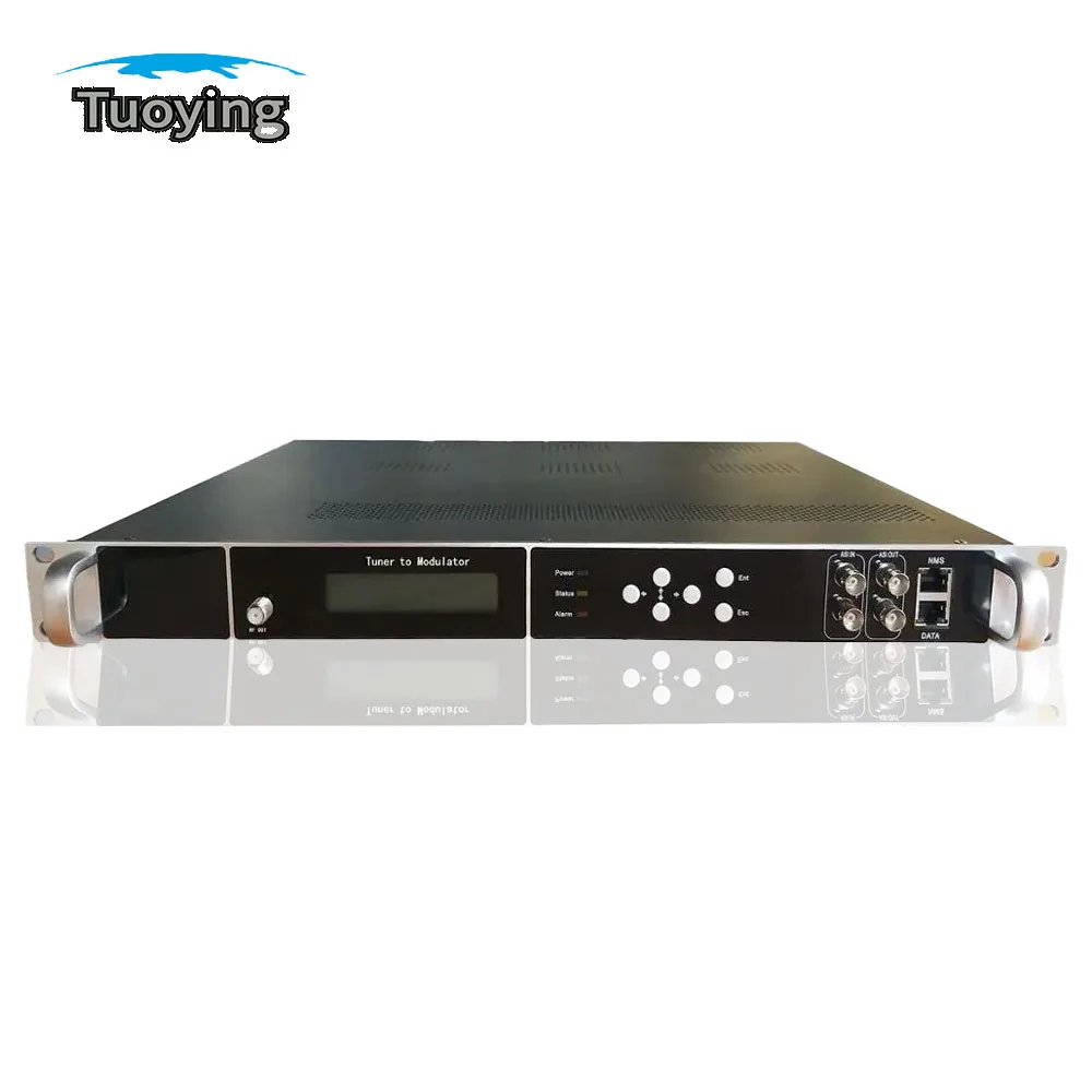 

DVB-S DVB-S2 DVB-T T2 ISDBT ATSC Digital RF Converter Customized 24-Channel Tuner to IP ASI RF Receiver Multiplexer Modulator