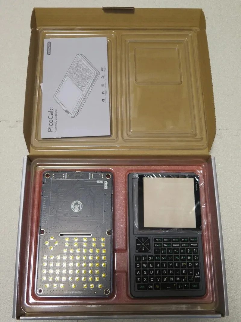 UConsole PicoCalc Kit, Computing Code in BASIC, Taste Unix Elegance, Explore Lisp Magic, Retro Games, Digital Music in 260KB Mem
