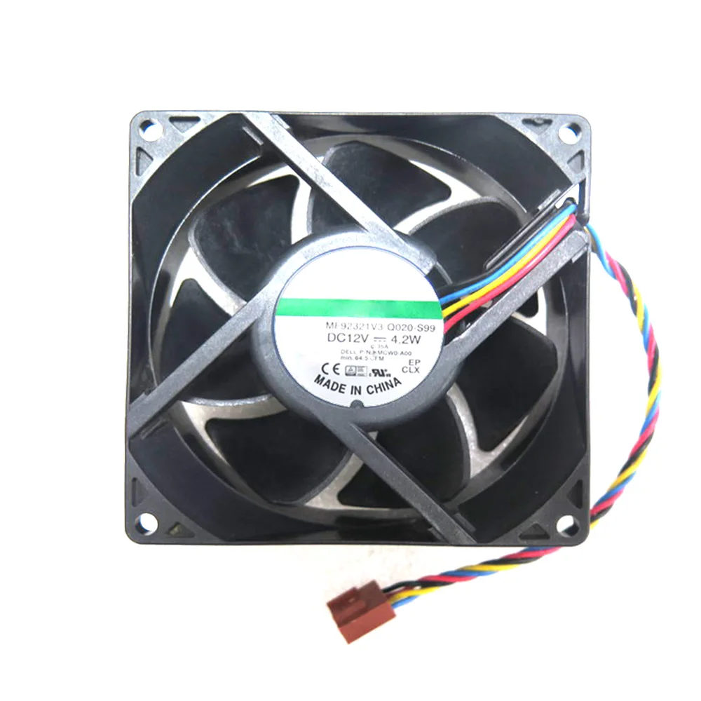 Cooling Fan For DELL For Precision Tower 3620 0KMCW0 KMCW0-A00 MF92321V3-Q020-S99 PVA092J12S-P04-BE DC12V 4.20W 4PIN
