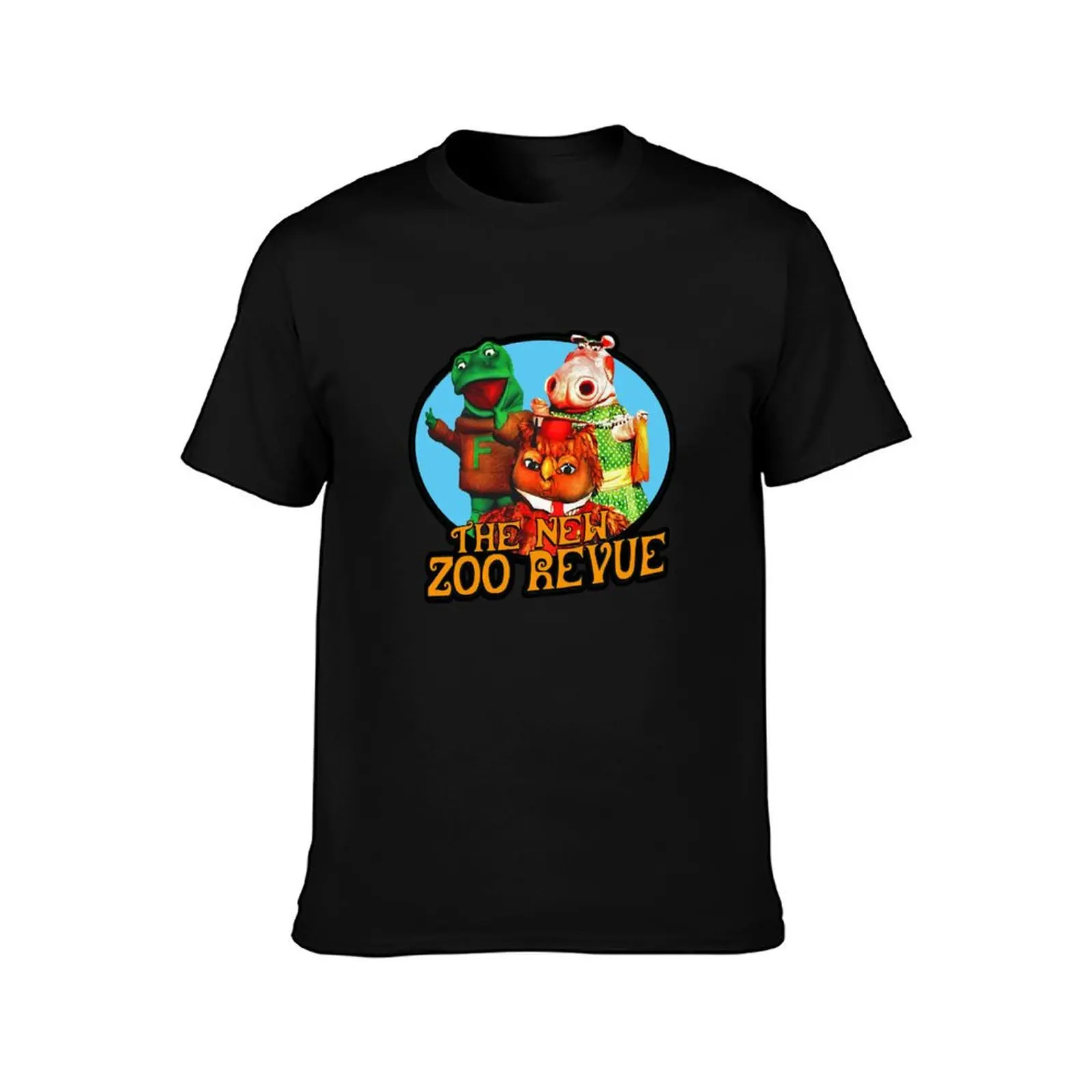 Retro The New Zoo Revue T-Shirt Fashion Print Casual Short Sleeve