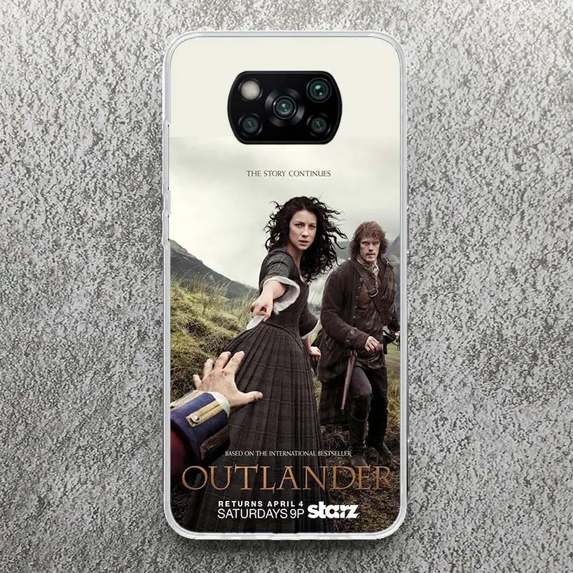 Outlander TV Print Soft Case for Xiaomi Poco X3 X4 NFC X5 Pro M3 M4 M5S Phone Shell F5 F4 GT F3 F2 F1 Pattern Cover