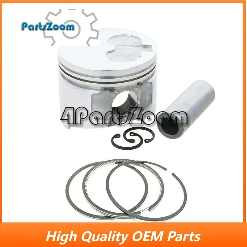 

2PCS 2TNE68 2D68E Piston & Ring Set for Yanmar Engine VIO10 B1U-1 Komatsu PC03-2