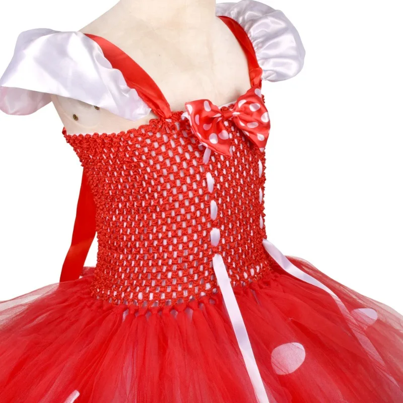 تمويه لطيف الفطر قزم تأثيري فتاة توتو تنورة حفلة مرحلة الأداء زي الطفل لعب الأدوار فستان بتصميم حالم حتى ملابس الحفلات