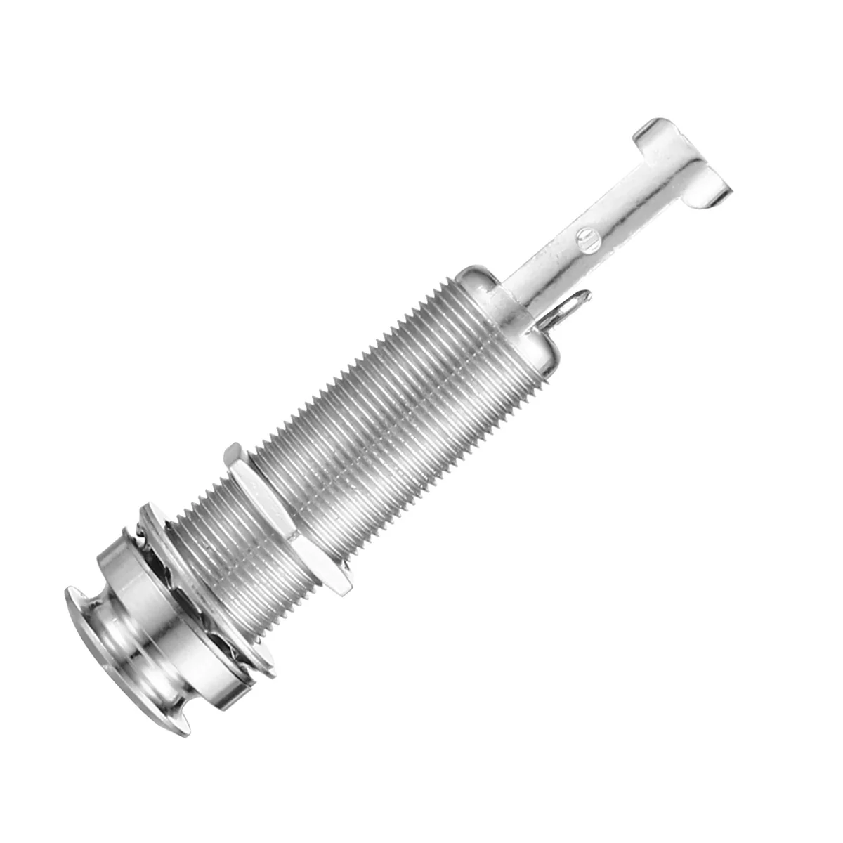 Cylinder Clip End Pin Mono Panel Output Jack Socket For Electric Guitar Bass 6.35mm HOT