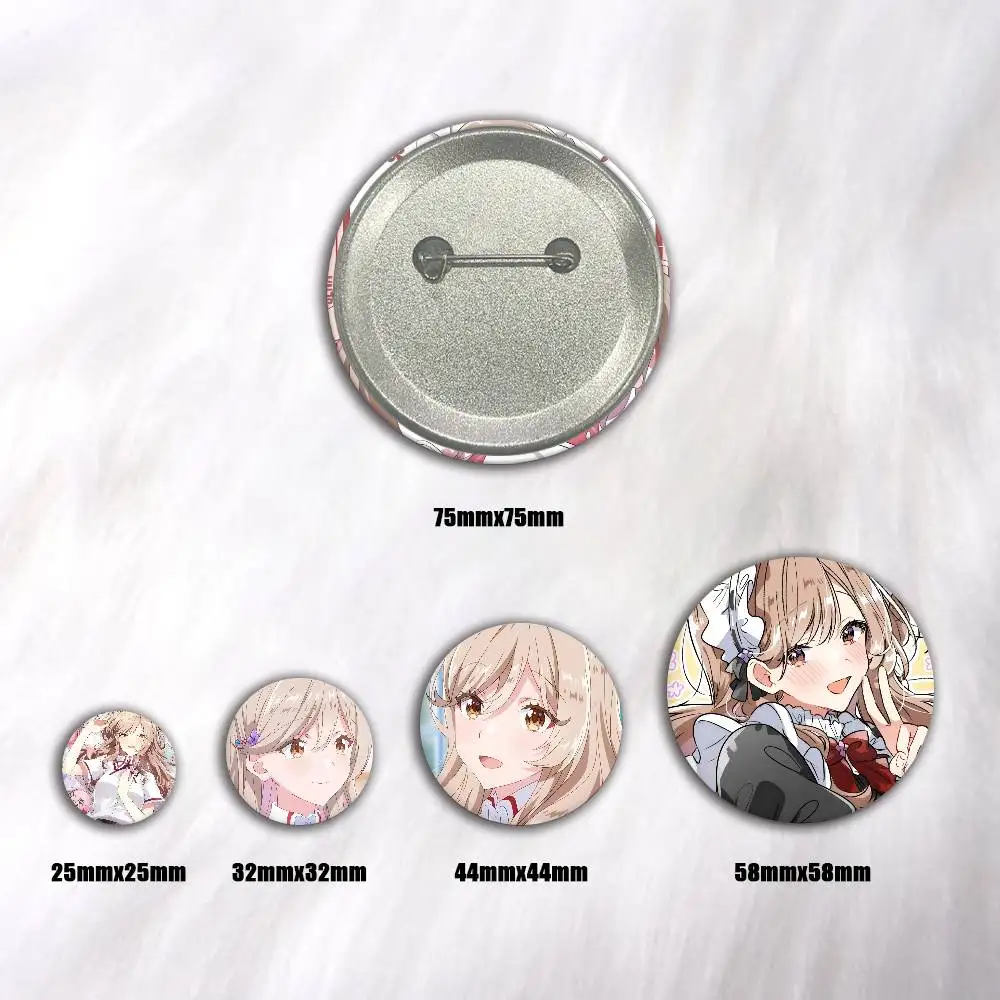 Anime Theres No Freaking Way Ill be Your Lover Sena Ajisai Badges Round Cosplay Pin Bag Decor Fans Collect Friends Gifts Brooch