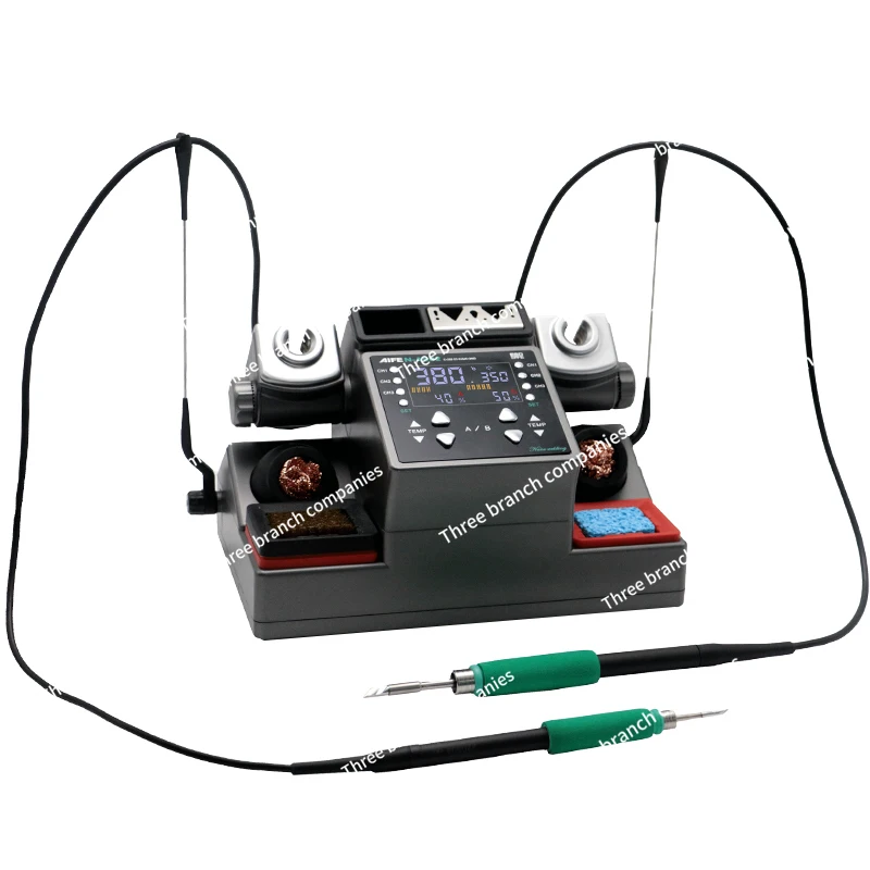 A902 Dual Station Electric Soldering Iron 350W High Power Welding Table Compatible with C210 C245 C115 Handle