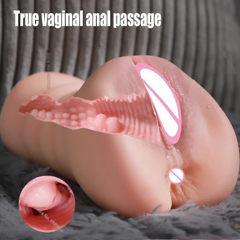 Rubber Vagina Pocket Vargina Adult Sex Toys Masturbation Toy Pussy Without Panties Blowjob Men's Masturbator Sextoy Male Mug