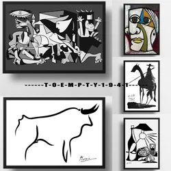 Pablo Picasso Classic Abstract Painting Poster Canvas Printing Famous Painting Fine Art Home Room Wall Decor Aesthetic Wall Art