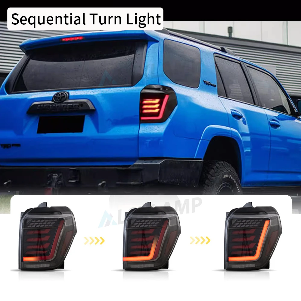 LED Tail Lights Assembly For Toyota 4Runner 4th Gen 4-Runner 2014 2015 2016 2017 2018 2019 Taillamp Rear Lamp Assembly Pair