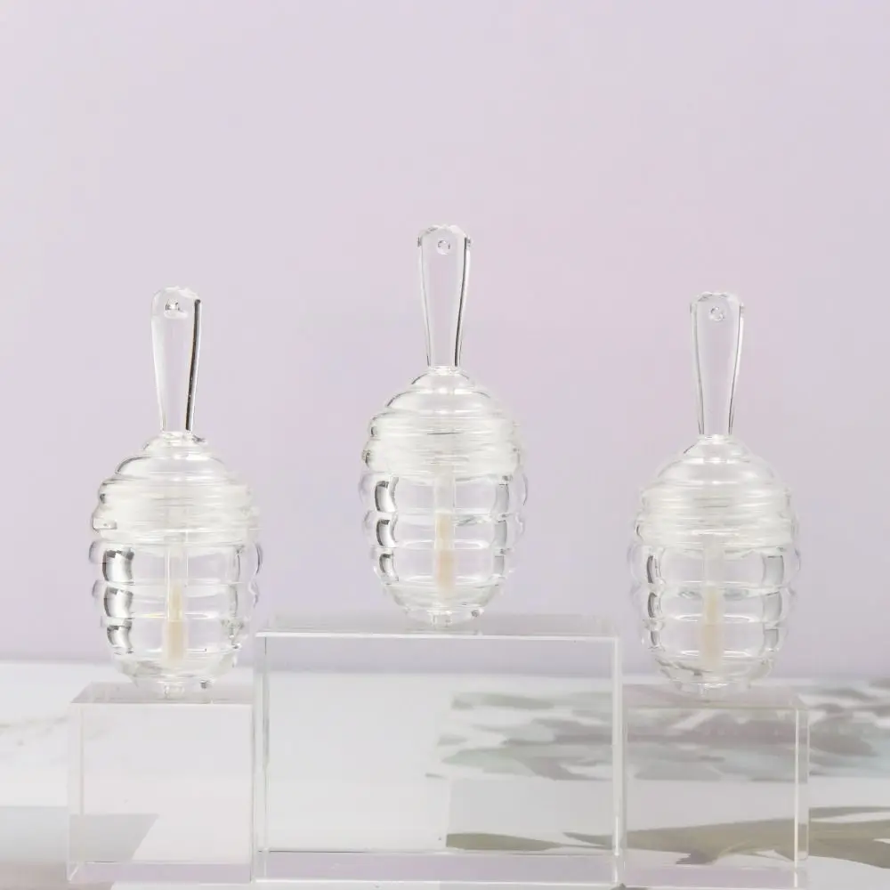 DIY Honeycomb Lip Gloss Empty Tube Honeycomb Shape Plastic Empty Honey Pots Cute Empty Lip Gloss Bottle Dispensing Bottles