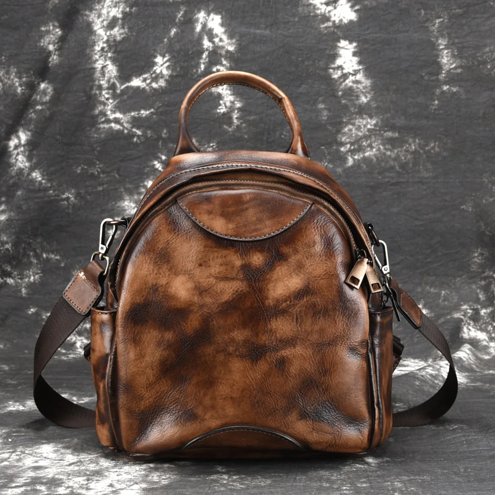 

High Quality Genuine Leather Street Fashion Art Draw Graffiti Totes Woman Luxury Original Tote Bags Borse Da Donna