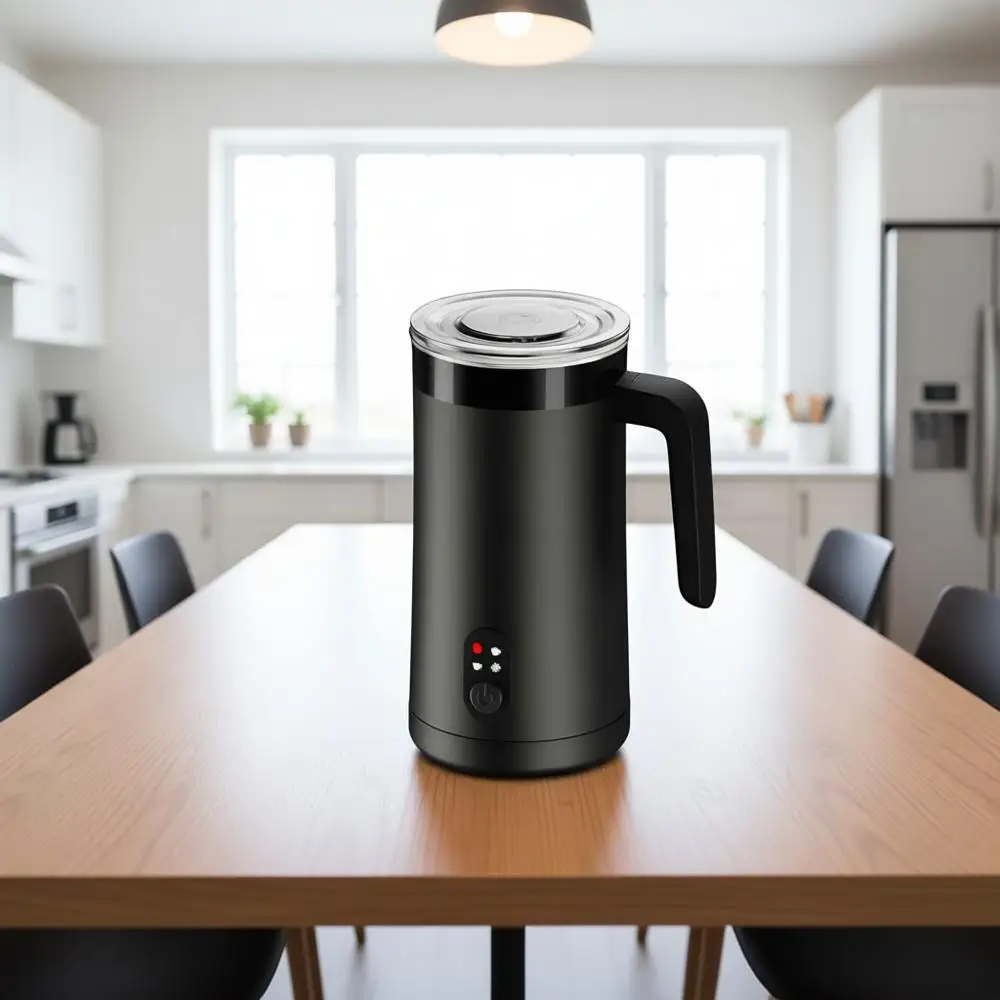 

4-in-1 Milk Frother and Steamer, 13.5oz/400ml Automatic Hot and Cold Foam Maker and Milk Warmer for Coffee, Latte, Cappuccino, M