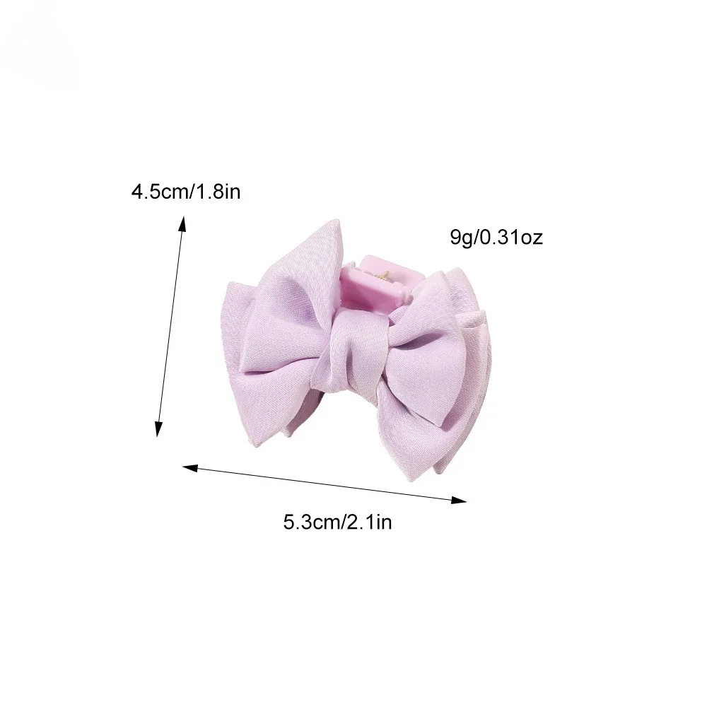 Sweet Cute Bow Hair Claw Clip Princess Bow Small Size Hair Clip Claw Clamp Headwear Women Girls Korean Fashion Hair Style Tools