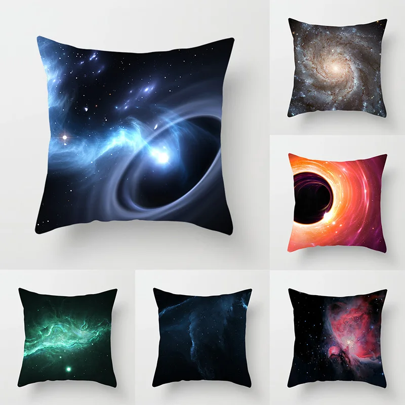 

Starry Landscape Printed Newspaper Pillowcase Party Decor Sofa Room Bedside Seat Cushion Cover Home